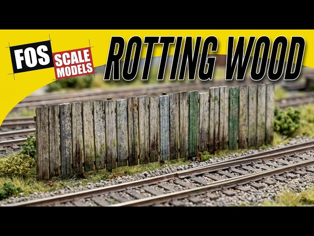 Make a Rotting Fence for Your Model Railroad