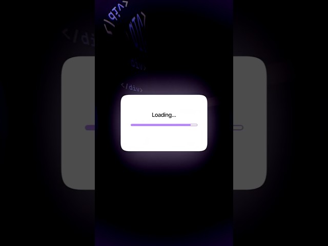 How to create a Loading Bar in HTML and CSS - CSS Loading Animation #html #web #CSS #frontend #web