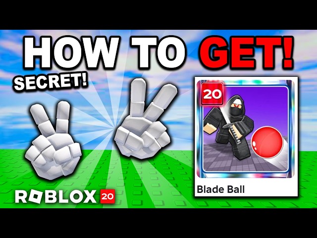 How to get BLADE BALL SECRET ITEM!! | The Hunt 20 Roblox