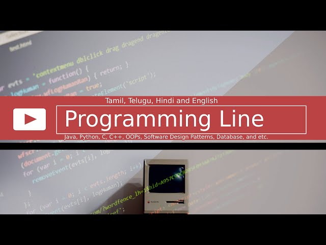 Programming Line Promo | Software Courses in Tamil, Telugu & English