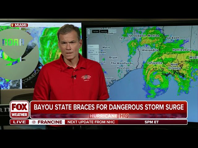 Louisiana Braces For Dangerous Storm Surge From Hurricane Francine