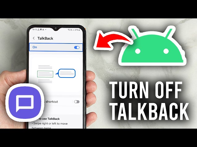 How To Turn Off TalkBack On Android - Tutorial