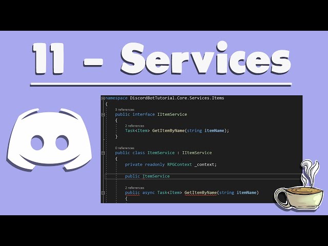 How To Make A C# Discord Bot - Creating Database Services - Part 11