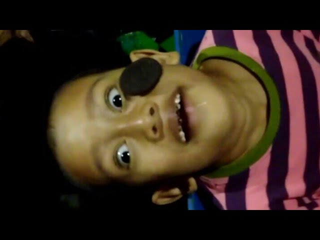 Lomba Makan Oreo lewat pipi