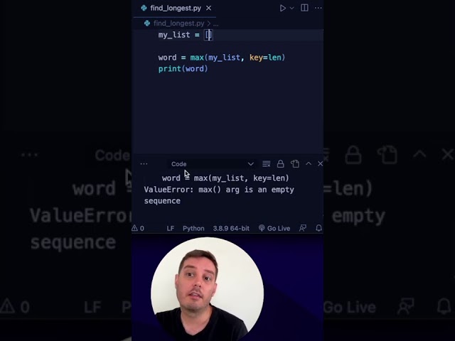 Best way to find the longest String in Python!