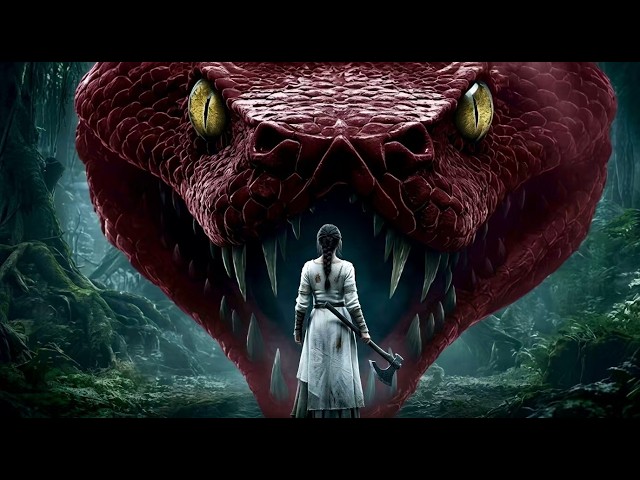 🐍【FULL MOVIE 4K】Explorer Trapped in the Jungle! A Giant Python Awakens and Corners Her!