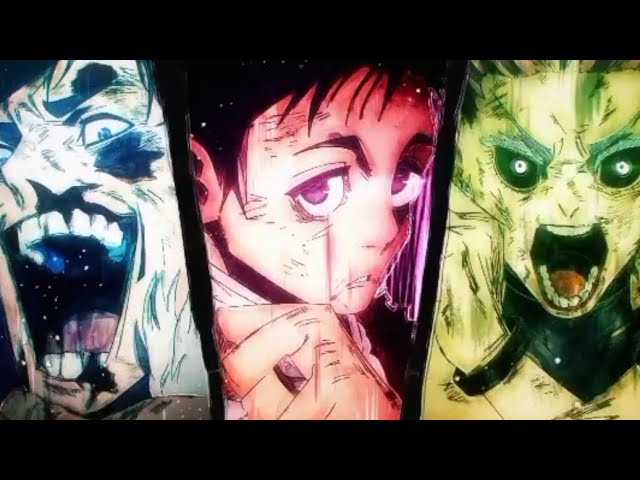 TRIPLE DOMAIN CLASH | Yuta VS RYU VS Takako fight | Jujutsu kaisen season 3 episode 12