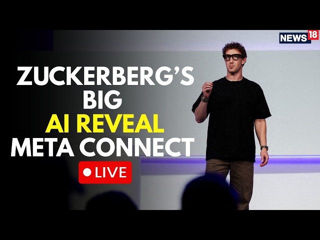 LIVE: Mark Zuckerberg BIG AI Reveal at Meta Connect 2026 | AI Glasses, VR & Future Tech | California