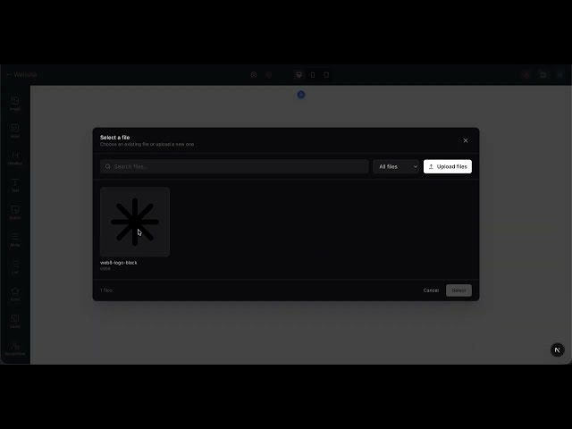 Building a Website Builder from Scratch in React | Progress #29 (File Manager & Selector)