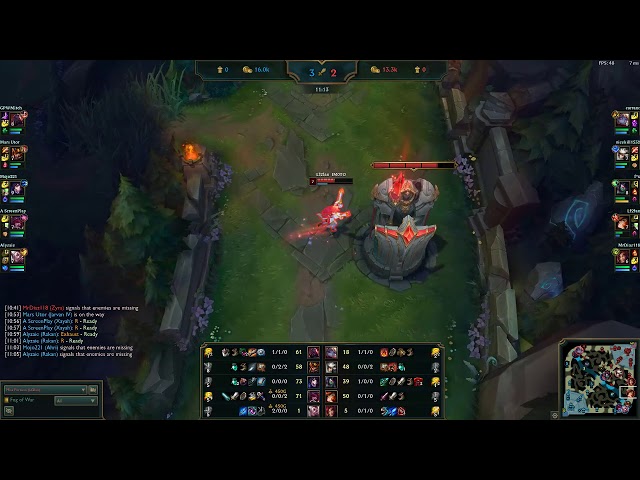 Hilarious League of Legends match which had tide turn.