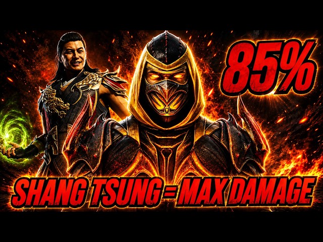 THESE MAX DAMAGE 70%-85% SHANG TSUNG COMBOS ARE OVERPOWERED!: MORTAL KOMBAT 1