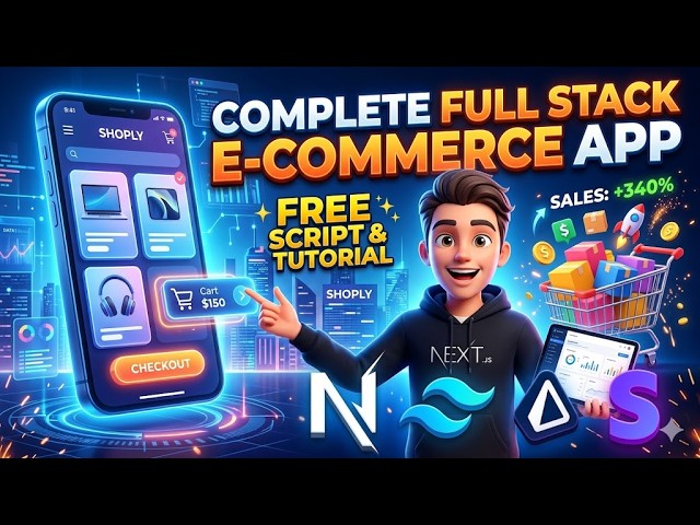 Complete Next.js Full Stack E-Commerce Platform | Free Script & Tutorial (Tailwind, Prisma, Stripe)