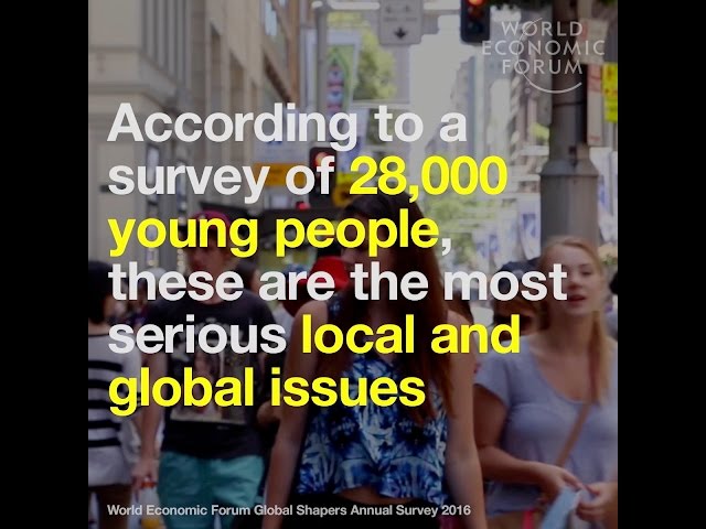 These are the local and global issues that young people see as most serious