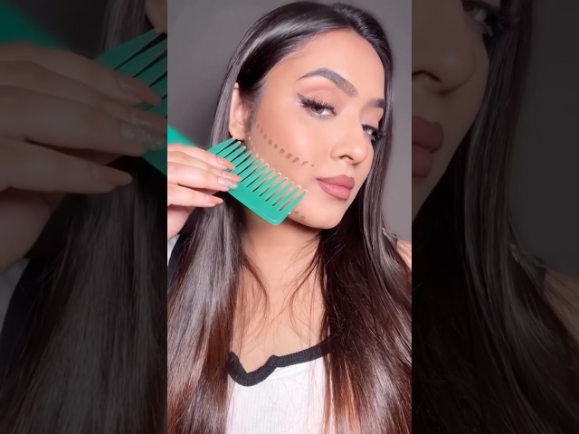 Easy Contour Hack 😳👀 | Create a Sculpted Look ✅ | #shorts #contour #makeuphacks #facecontouring