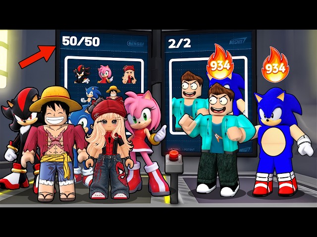2 PROS VS 50 NOOBS IN ROBLOX RIVALS !!