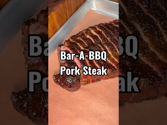 Don’t sleep on @BarABBQ’s pork steak. An amazing Texas Monthly Top 50 BBQ joint Montgomery Texas!