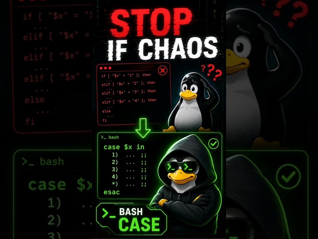 Nie wieder if Chaos in der Bash