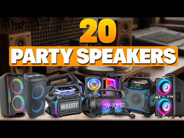 Top 20 Party Speakers on Amazon 2026 (Best Bass & Lights!)