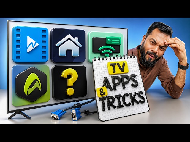 हे 5 Apps तुमच्या टीव्हीला बनवतील एकदम स्मार्ट⚡Best Smart TV Tips & Tricks 📺