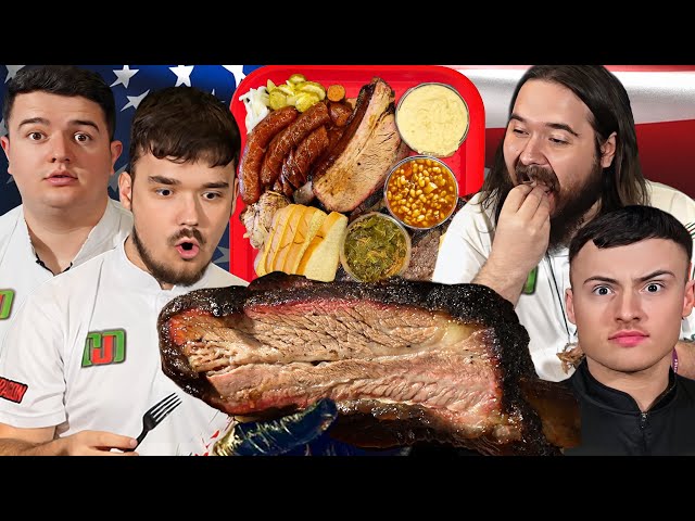 BRITS try AMERICAN BBQ for the FIRST time!