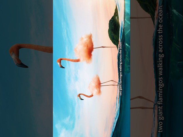 How Ted Chin Turned a Tulum Sunset into Giant Flamingos in #Photoshop #shorts