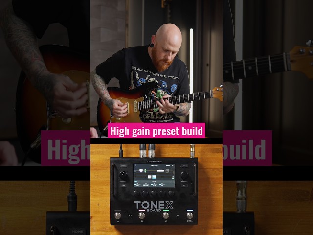Building a high gain tone from scratch on TONEX Board 🤘🏻