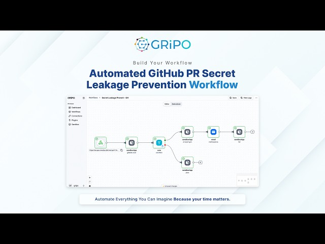 Automate GitHub PR Secret Scanning with GRiPO | Gitleaks Security Gate