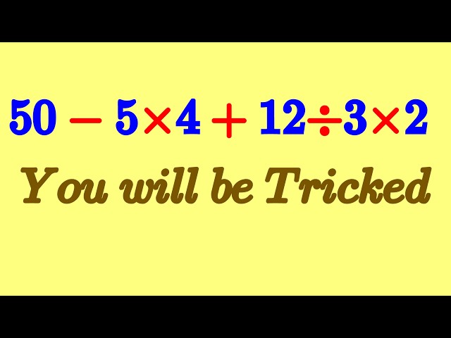 No Parentheses ? Watch Everyone Fail This Math Trick! 🤯 Math , math
