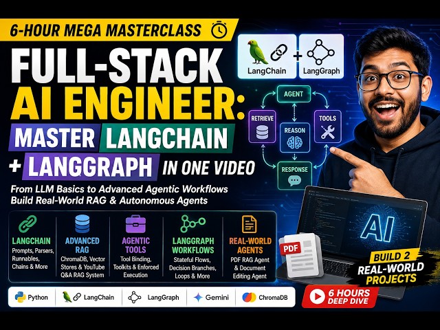 Full-Stack AI Engineer: Master LangChain + LangGraph in One Video