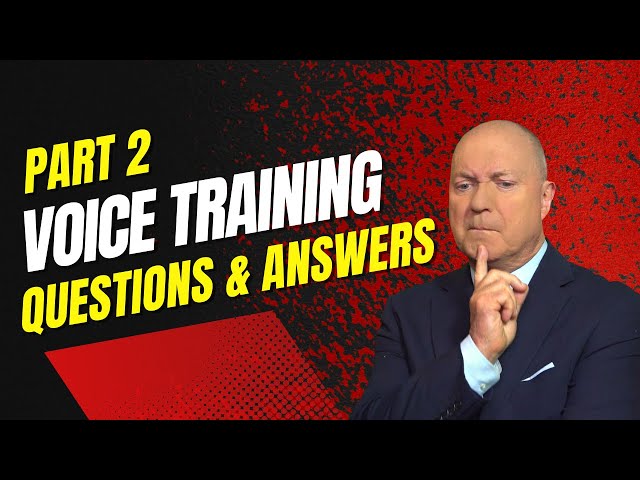 VOICE TRAINING Questions and Answers Part 2 + FREE eBook!