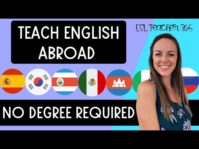 Teach English Abroad No Degree Required - Teach English Abroad with a TEFL