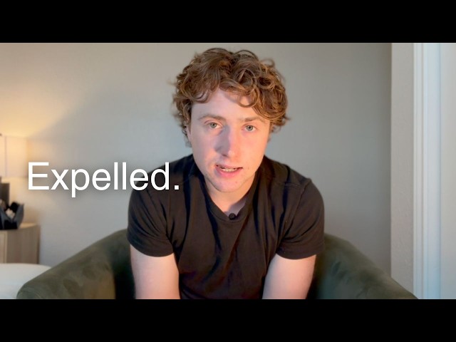 In 10 minutes, he'll be kicked out of college for cheating. This is his confession.