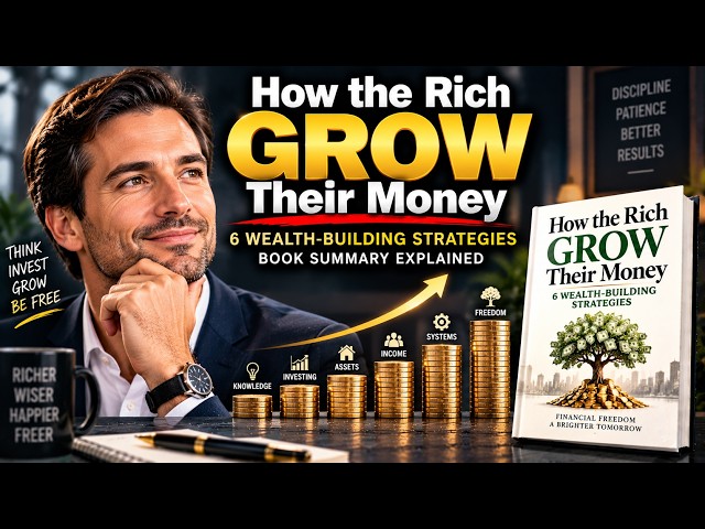 How the Rich Grow Their Money: 6 Wealth-Building Strategies Explained in Minutes (Animation)