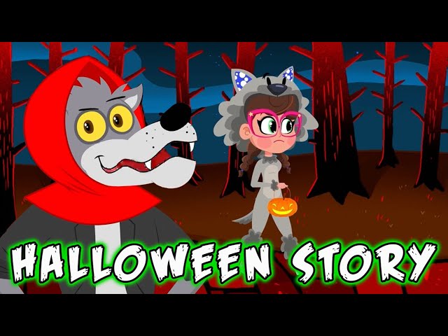 Little Red Riding Hood's Halloween story | Ms. Booksy | Cool School Cartoons for kids