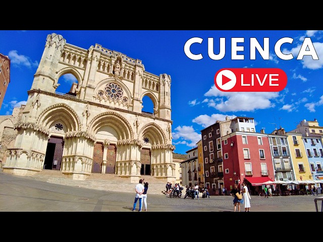 🔴 CUENCA 🇪🇸 Live Sunset Walk | Spain’s Cliffside UNESCO Wonder
