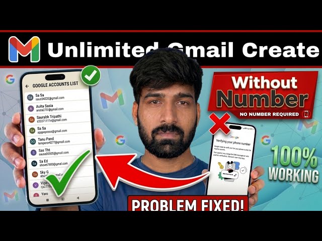 How to create unlimited Gmail accounts without a phone number / How to create multiple Gmail acco...