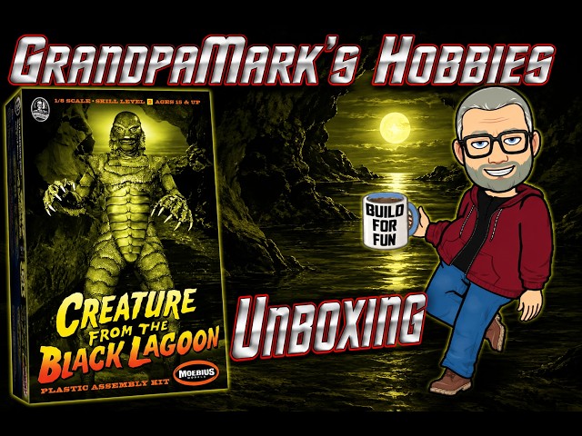 Moebius Creature From the Black Lagoon Unboxing    Wow what awesome details