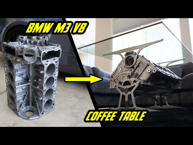 I Turned a BMW M3 V8 Engine Into a Coffee Table