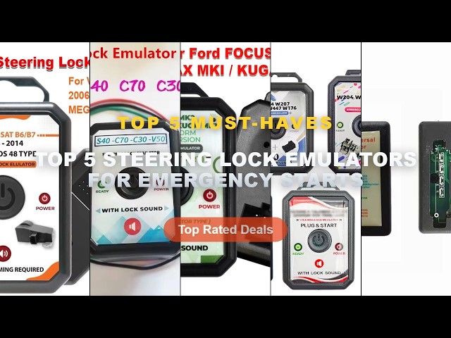 Cheap & Best Top 5 Steering Lock Emulators For Emergency Starts Unboxing & Review - For Mercedes B e