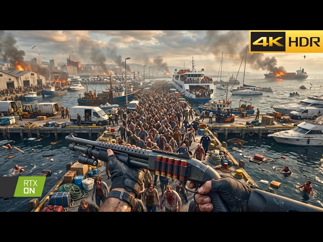 LAST SHIP TO ESCAPE (5090) Realistic ULTRA Graphics (4K 60FPS HDR) WWZ