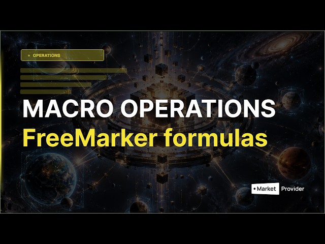 How the Macro Operation Works in MARKETPROVIDER PIM | FreeMarker Tutorial