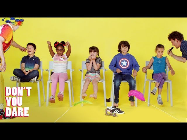 We challenged 5 kids to try not to laugh! | Don't You Dare | HiHo Kids