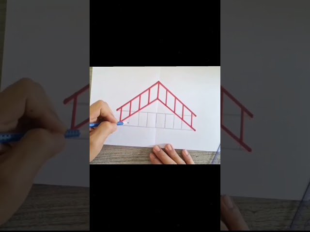 How To Draw 3D Ladder