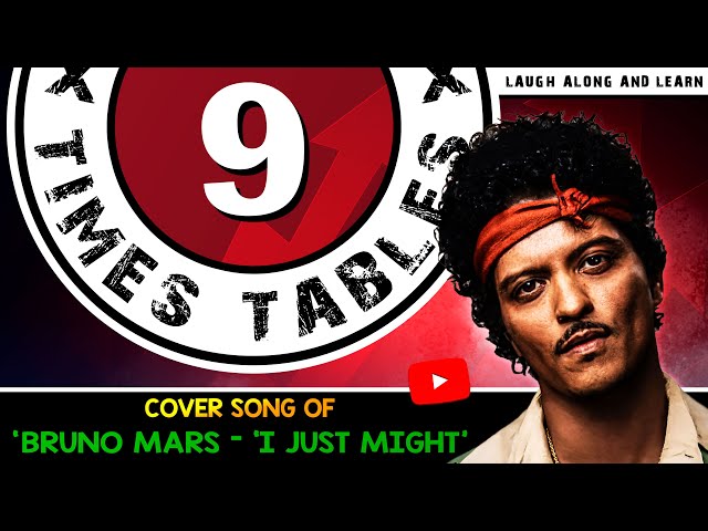 9 Times Tables Song 🎶 Learn the 9x Table Bruno Mars Style