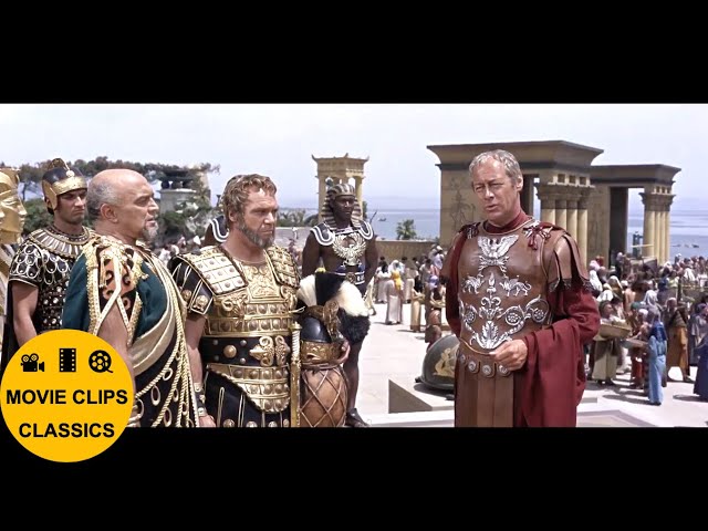 Cleopatra (1963) - Caesar's audience with Pharaoh Ptolemy XIII