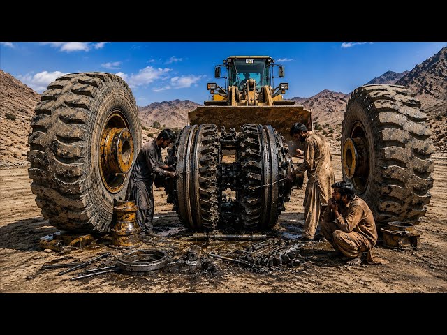 Huge loader gear box was completely broken | full repair process