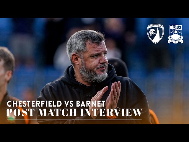 Dean Brennan Post Match Chesterfield