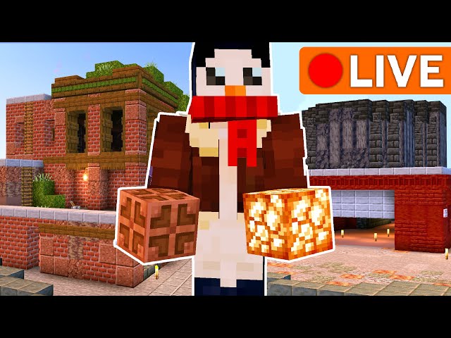 🔴 Let's Build a Factory INTERIOR! Skyblock Kingdoms SMP