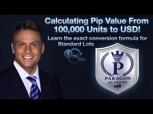 Calculating Pip Value From 100,000 Units to USD! #Shorts