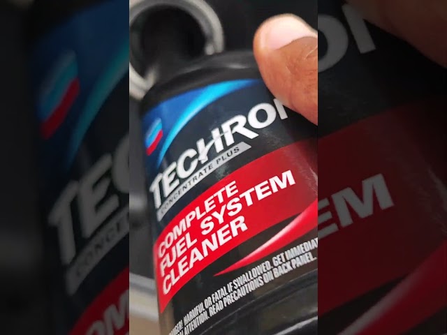 Techron - Fuel injectors Before vs After cleaning